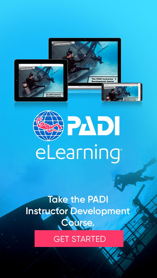 Become a PADI Instructor with Legend Diving by elearning
